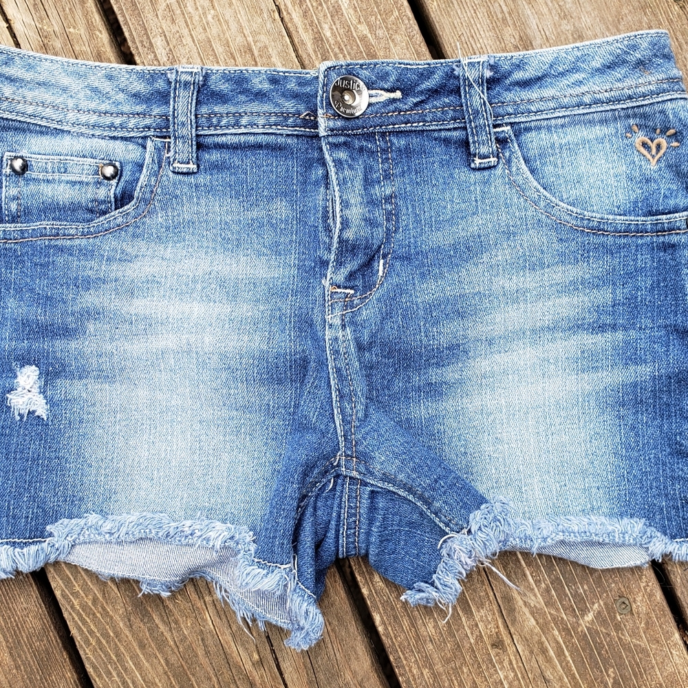 Justice jean shorts